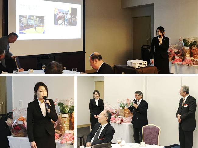第1038回例会　米山奨学生お別れ例会